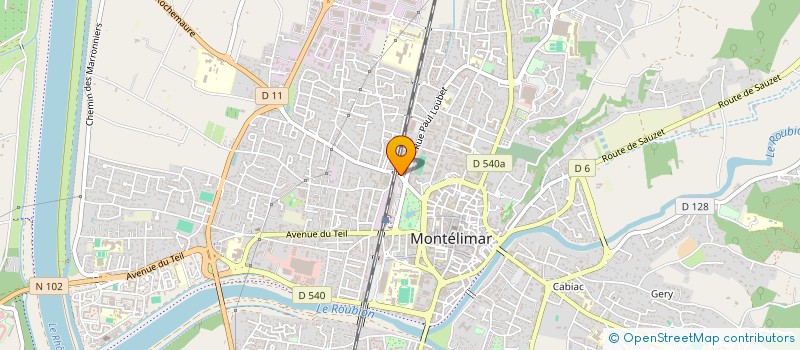 localisation de l'entreprise MONSIEUR DANIEL VAN DRIEL  MONTELIMAR