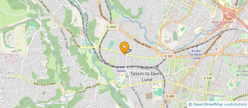 localisation de l'entreprise MONSIEUR DANIEL VANDENBERGH  TASSIN-LA-DEMI-LUNE