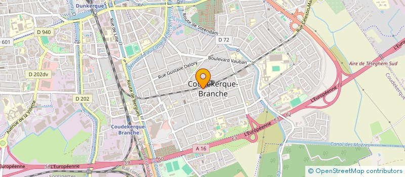 localisation de l'entreprise MONSIEUR DANIEL VANGILWE  COUDEKERQUE-BRANCHE