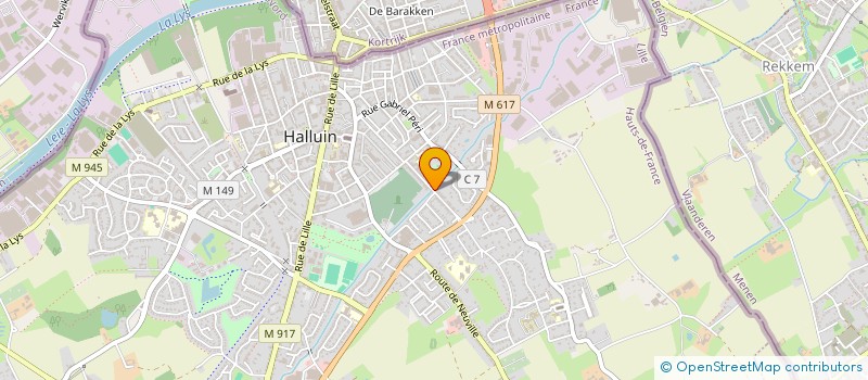 localisation de l'entreprise MONSIEUR DANIEL VANNESTE à HALLUIN