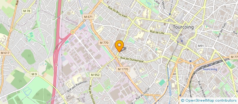 localisation de l'entreprise MONSIEUR DANIEL VANNIMENUS  TOURCOING