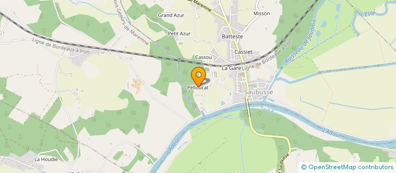 localisation de l'entreprise MONSIEUR DANIEL VARANNE  SAUBUSSE