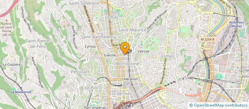 localisation de l'entreprise MONSIEUR DANIEL VASSALO à NICE