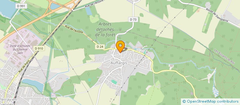 localisation de l'entreprise MONSIEUR DANIEL VASSEUR à AUFFARGIS