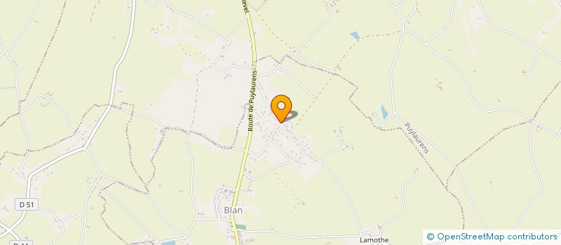 localisation de l'entreprise MONSIEUR DANIEL VATINEL  BLAN