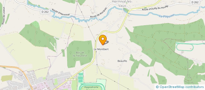 localisation de l'entreprise MONSIEUR DANIEL VAUVARIN  HERMIVAL-LES-VAUX