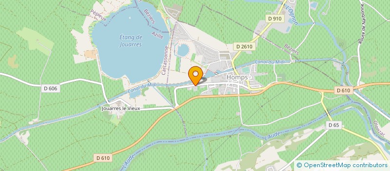 localisation de l'entreprise MONSIEUR DANIEL VAYSSIERE  HOMPS