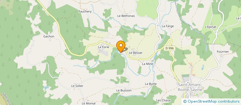 localisation de l'entreprise MONSIEUR DANIEL VAZEILLE à SAINT-AMANT-ROCHE-SAVINE