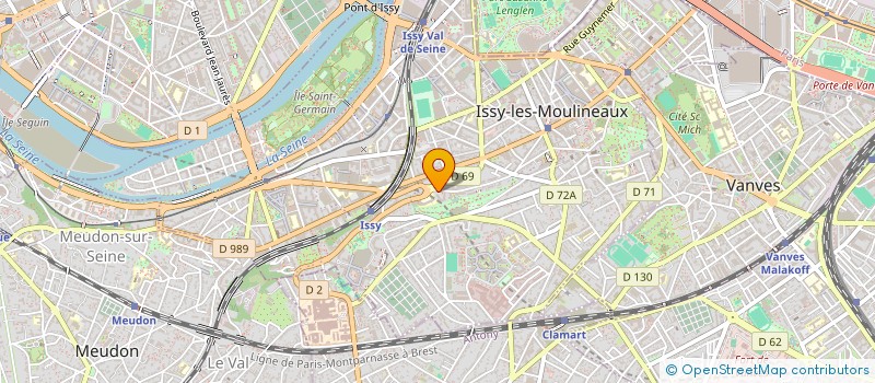 localisation de l'entreprise MONSIEUR DANIEL VENTADOUR à ISSY-LES-MOULINEAUX
