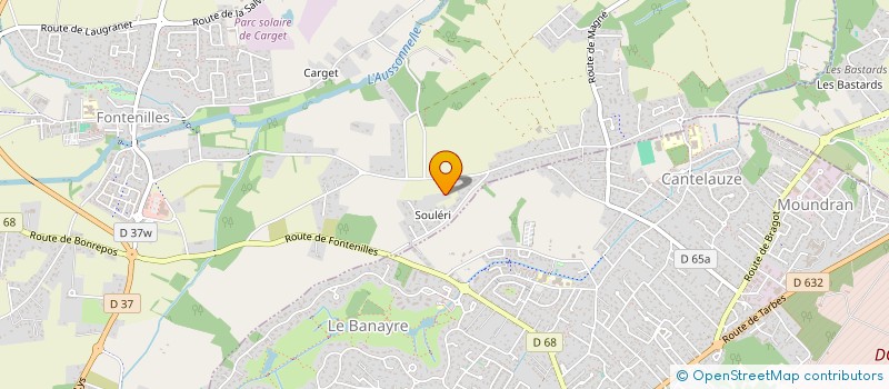 localisation de l'entreprise MONSIEUR DANIEL VERCOUTERE  FONTENILLES