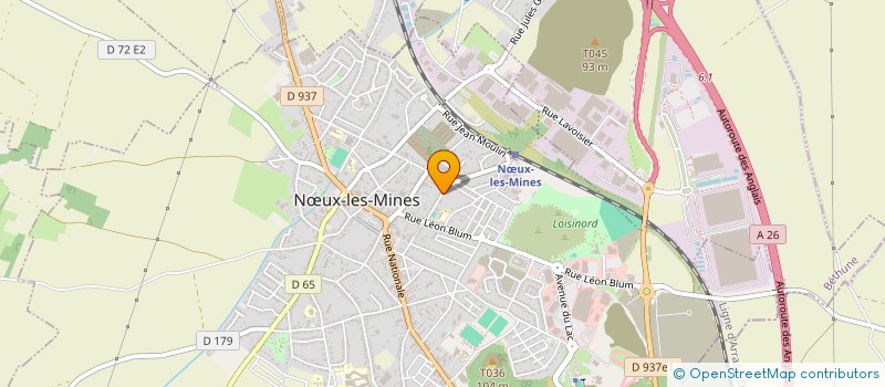 localisation de l'entreprise MONSIEUR DANIEL VERDET  NUX-LES-MINES