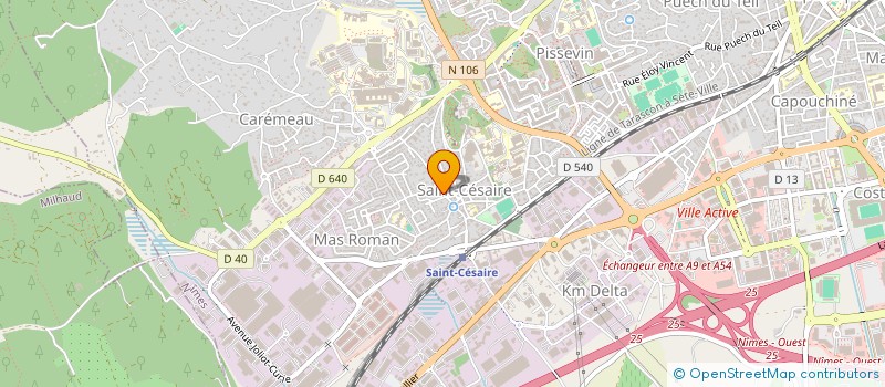 localisation de l'entreprise MONSIEUR DANIEL VERDIER  NIMES