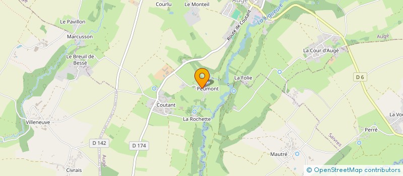 localisation de l'entreprise MONSIEUR DANIEL VERGNAULT à AUGE