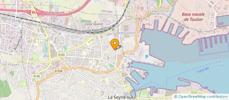 localisation de l'entreprise MONSIEUR DANIEL VERHELST  LA SEYNE-SUR-MER