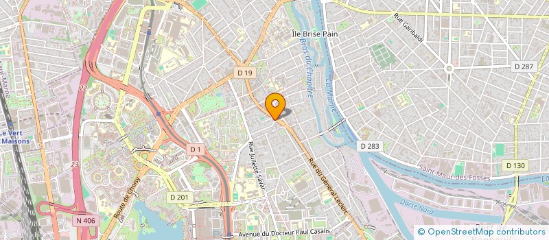 localisation de l'entreprise MONSIEUR DANIEL VERITE  CRETEIL