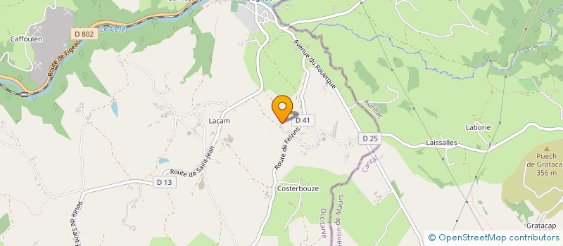 localisation de l'entreprise MONSIEUR DANIEL VERMANDE  BAGNAC-SUR-CELE