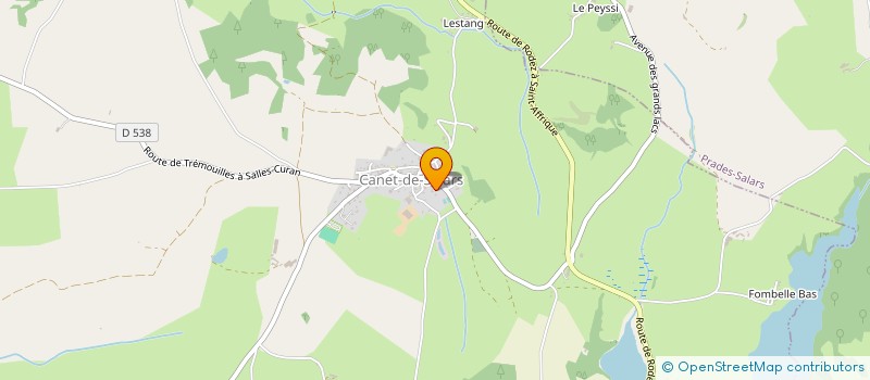 localisation de l'entreprise MONSIEUR DANIEL VERNHES  PONT-DE-SALARS