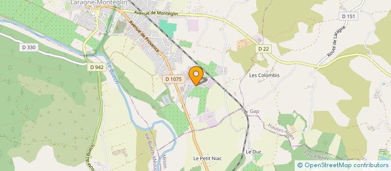 localisation de l'entreprise MONSIEUR DANIEL VERT à LARAGNE-MONTEGLIN