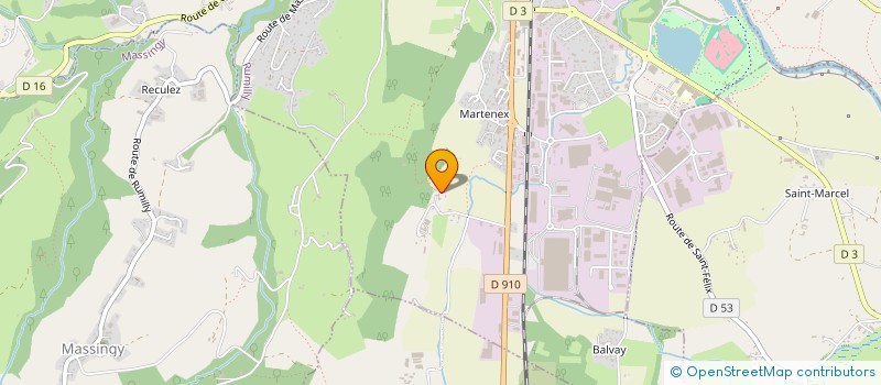 localisation de l'entreprise MONSIEUR DANIEL VESIN  RUMILLY