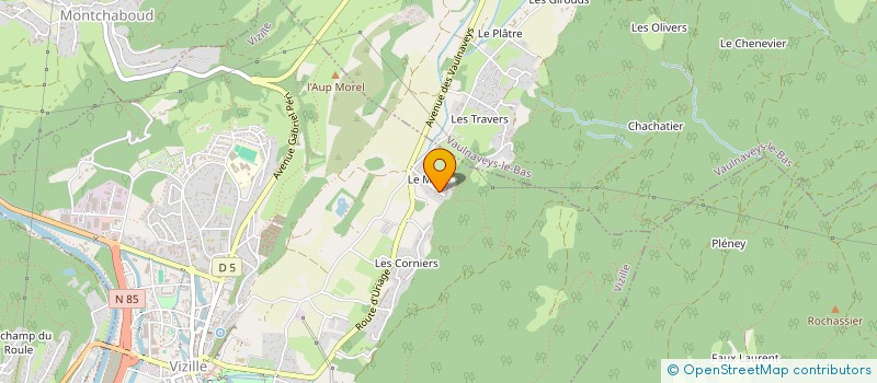 localisation de l'entreprise MONSIEUR DANIEL VIAL  VIZILLE