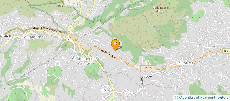 localisation de l'entreprise MONSIEUR DANIEL VIANO  CHATEAUNEUF-GRASSE