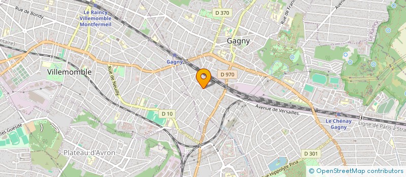 localisation de l'entreprise MONSIEUR DANIEL VICENTE  GAGNY
