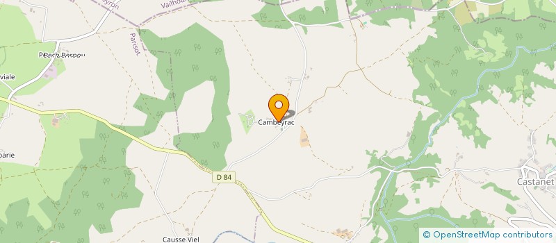 localisation de l'entreprise MONSIEUR DANIEL VIDAL  CASTANET