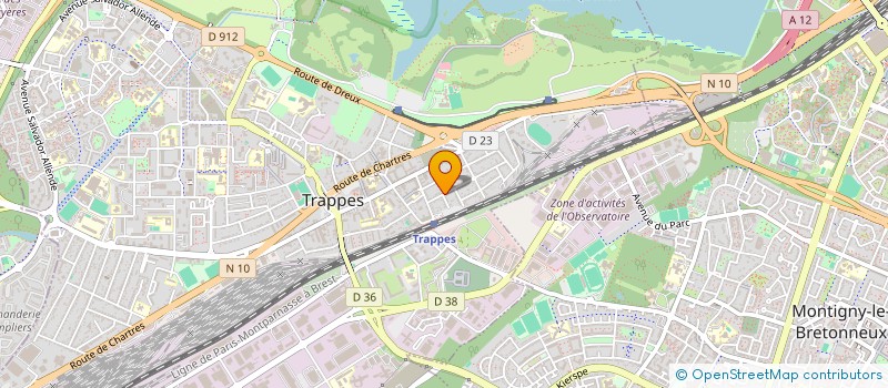 localisation de l'entreprise MONSIEUR DANIEL VIEIRA DO REGO à TRAPPES