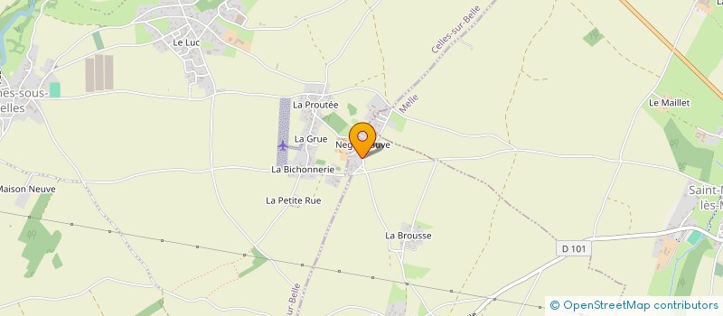 localisation de l'entreprise MONSIEUR DANIEL VIGNAUD  SAINT-ROMANS-LES-MELLE