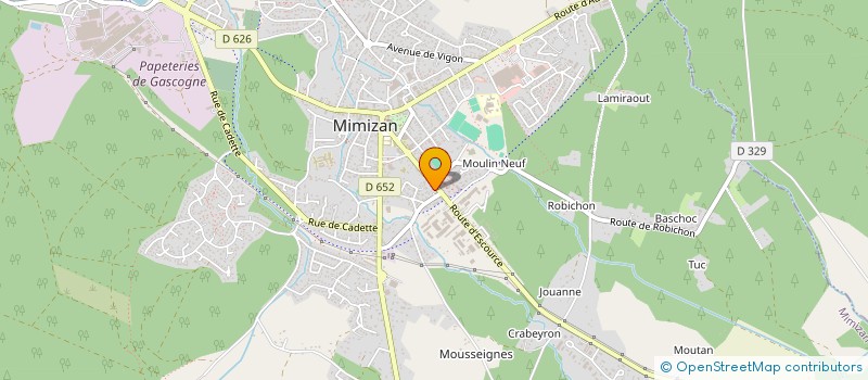 localisation de l'entreprise MONSIEUR DANIEL VIGNES à MIMIZAN