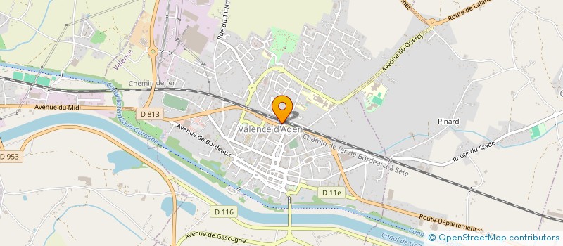 localisation de l'entreprise MONSIEUR DANIEL VIGNOLS  CASTELSAGRAT