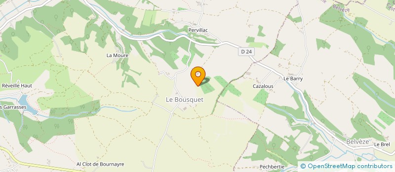 localisation de l'entreprise MONSIEUR DANIEL VIGROUX  MONTAIGU-DE QUERCY