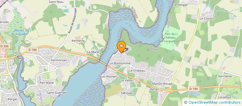 localisation de l'entreprise MONSIEUR DANIEL VILELA MARTINS  KERVIGNAC