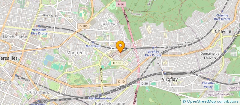 localisation de l'entreprise MONSIEUR DANIEL VILLAR à VERSAILLES