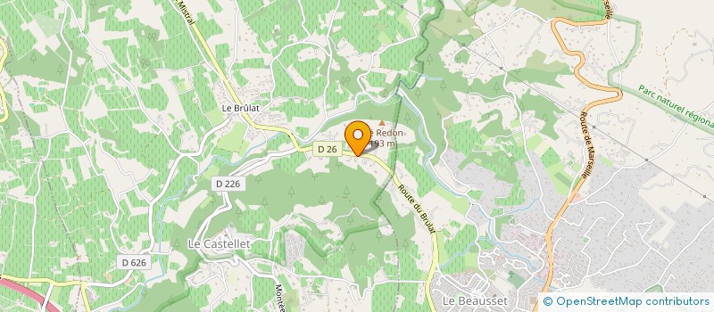 localisation de l'entreprise MONSIEUR DANIEL VILLEIN  LE CASTELLET