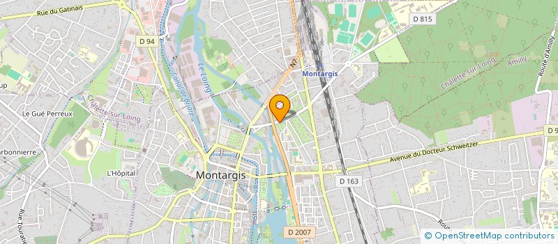 localisation de l'entreprise MONSIEUR DANIEL VILLENEUVE à MONTARGIS