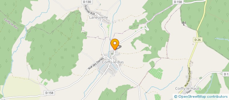 localisation de l'entreprise MONSIEUR DANIEL VILMIN à COIFFY-LE-BAS