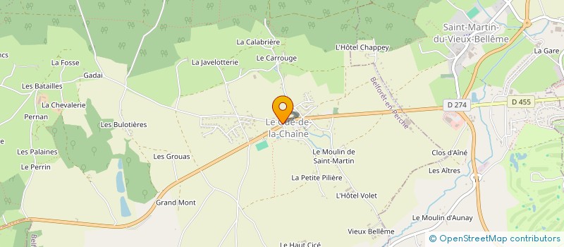 localisation de l'entreprise MONSIEUR DANIEL VILY à BELFORET-EN-PERCHE
