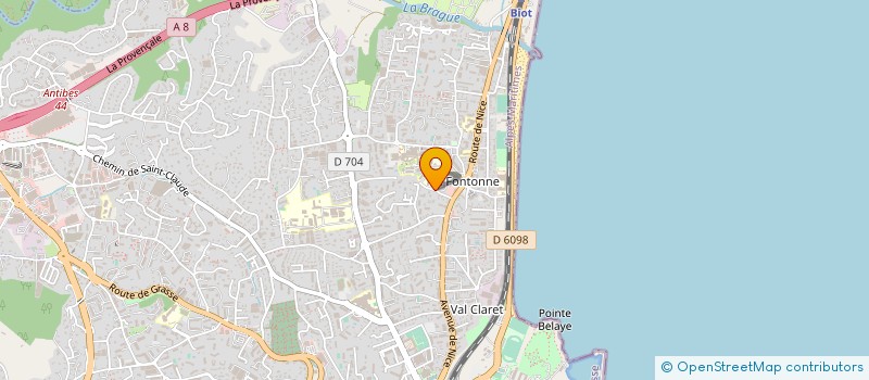 localisation de l'entreprise MONSIEUR DANIEL VINCIGUERRA à ANTIBES