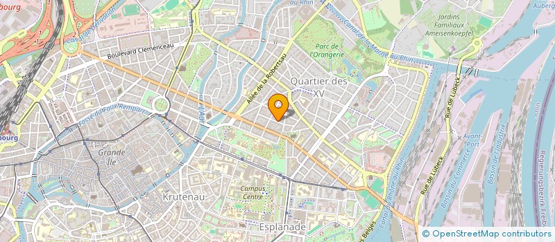 localisation de l'entreprise MONSIEUR DANIEL VINERBI à STRASBOURG