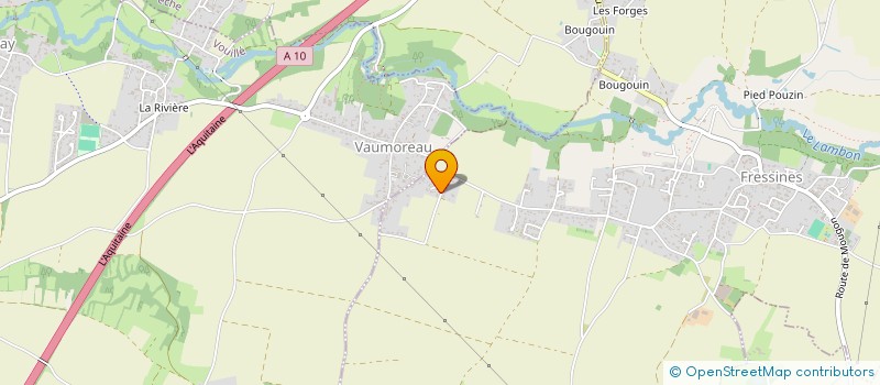 localisation de l'entreprise MONSIEUR DANIEL VINET  FRESSINES