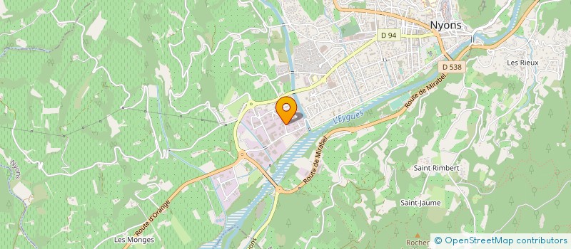 localisation de l'entreprise MONSIEUR DANIEL VINGTIN  NYONS