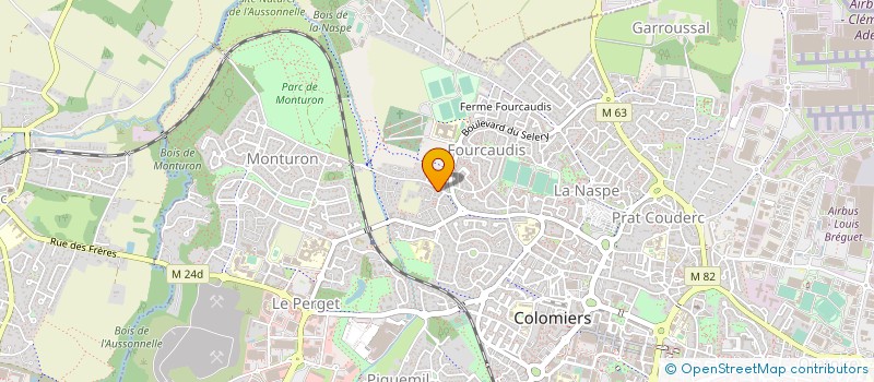 localisation de l'entreprise MONSIEUR DANIEL VIOLLAND à COLOMIERS