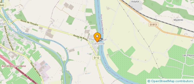 localisation de l'entreprise MONSIEUR DANIEL-VIOREL NAYTHART  THOUARS-SUR-GARONNE