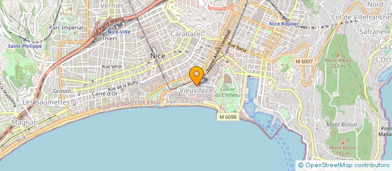 localisation de l'entreprise MONSIEUR DANIEL VITETTI à NICE