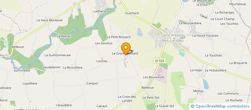localisation de l'entreprise MONSIEUR DANIEL VITRE à SAINT-HILAIRE-DES-LANDES