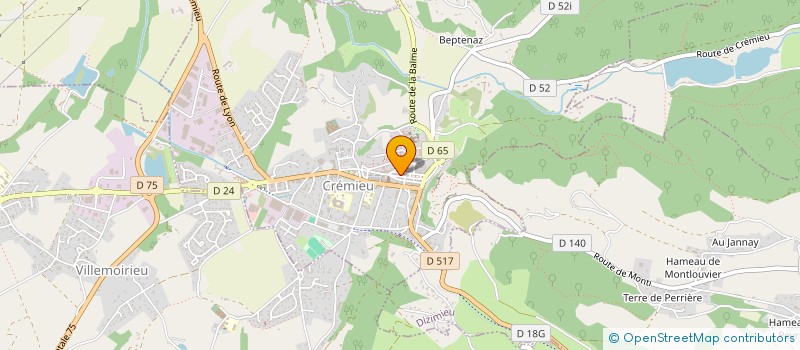 localisation de l'entreprise MONSIEUR DANIEL VITTAZ  SAINT-ROMAIN-DE-JALIONAS