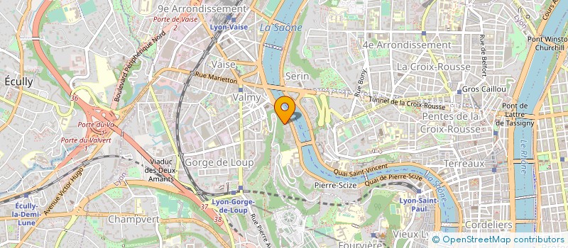 localisation de l'entreprise MONSIEUR DANIEL VITTEAUT  LYON 9EME