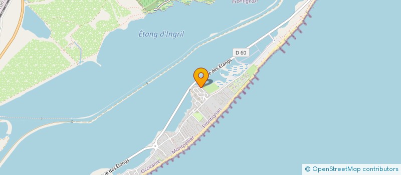 localisation de l'entreprise MONSIEUR DANIEL VIVARES à FRONTIGNAN