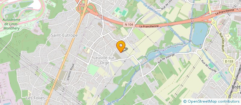 localisation de l'entreprise MONSIEUR DANIEL VOLOSCIUC  LEUVILLE-SUR-ORGE